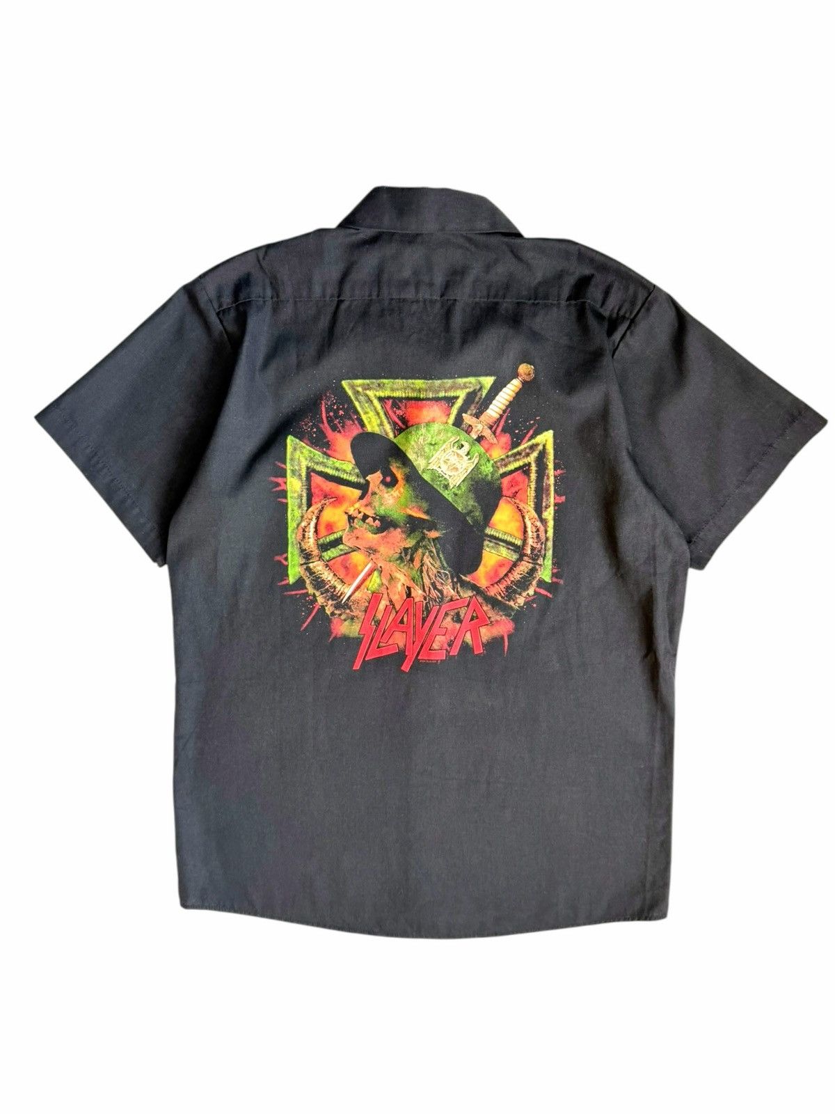 Dickies 2004 Vintage Slayer Dickies Merch shirt biker rock punk Size US M / EU 48-50 / 2 - 2 Thumbnail