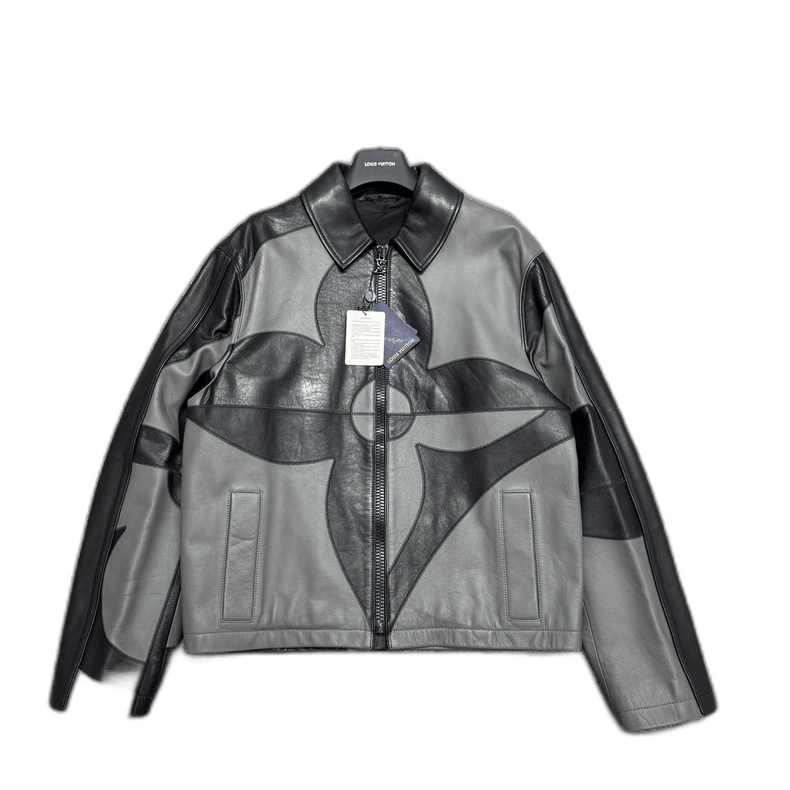 Louis Vuitton Louis Vuitton Floral Pattern Leather Jacket-yf Size US XL / EU 56 / 4 - 1 Thumbnail