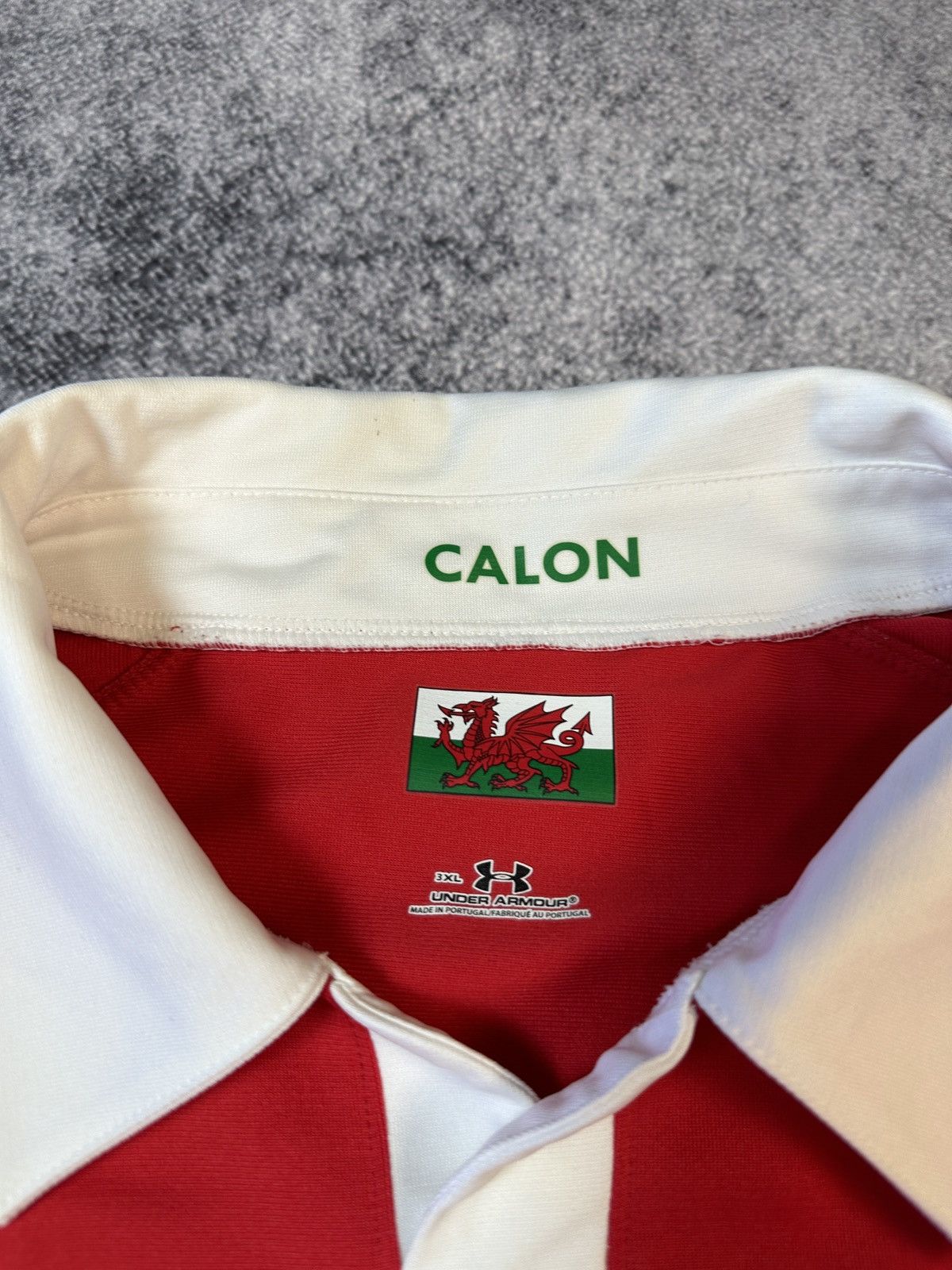 Under Armour × Vintage Vintage Under Armour Wales Rugby Jersey Streetwear Rare 3XL Size US XXL / EU 58 / 5 - 3 Thumbnail