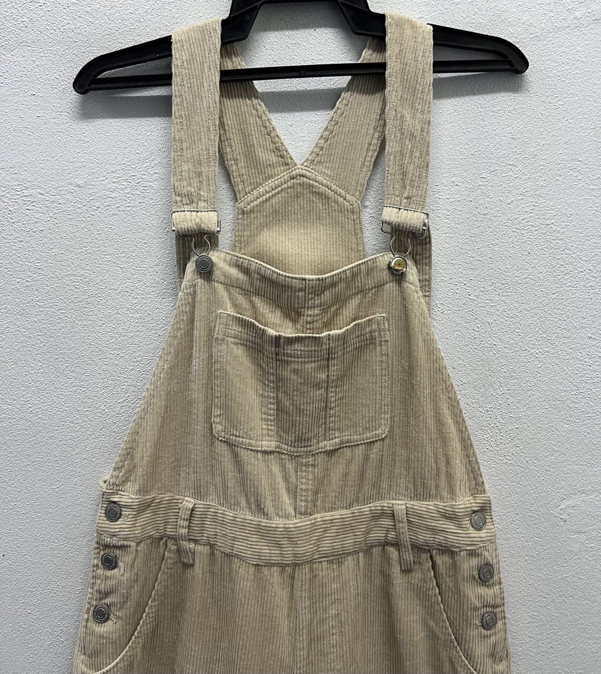Vintage BROWNY STANDARD Corduroy Overalls – Beige Size US 33 - 3 Thumbnail