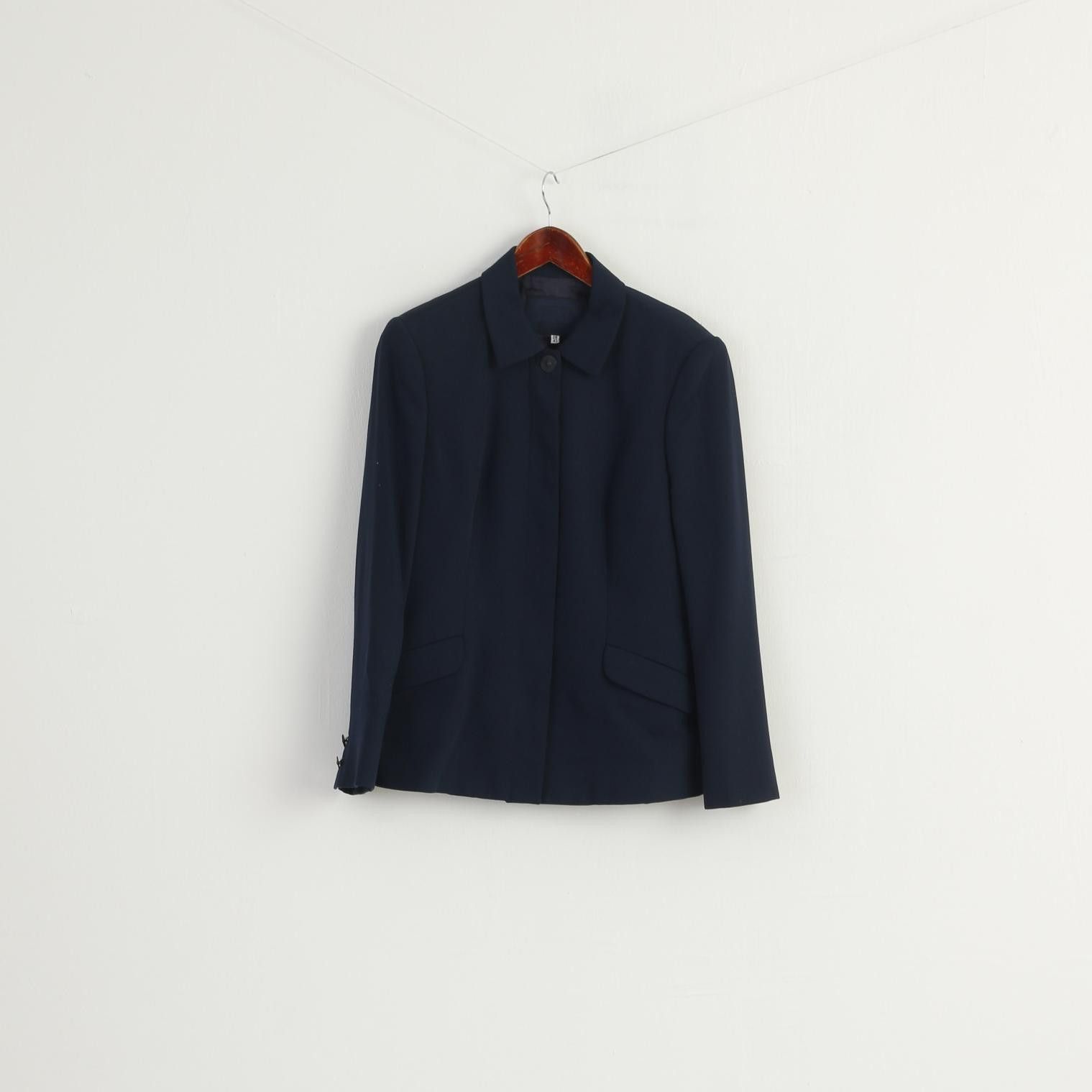 Versus Versace Versus Gianni Versace Women 28 42 S Blazer Navy Vintage 9569 Size S / US 4 / IT 40 - 2 Thumbnail