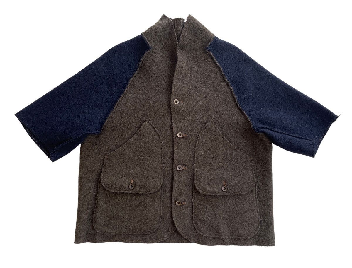 Japanese Brand Chairmade Union Made Kapital Japan Short Sleeve Wool Jacket Size US L / EU 52-54 / 3 - 4 Thumbnail