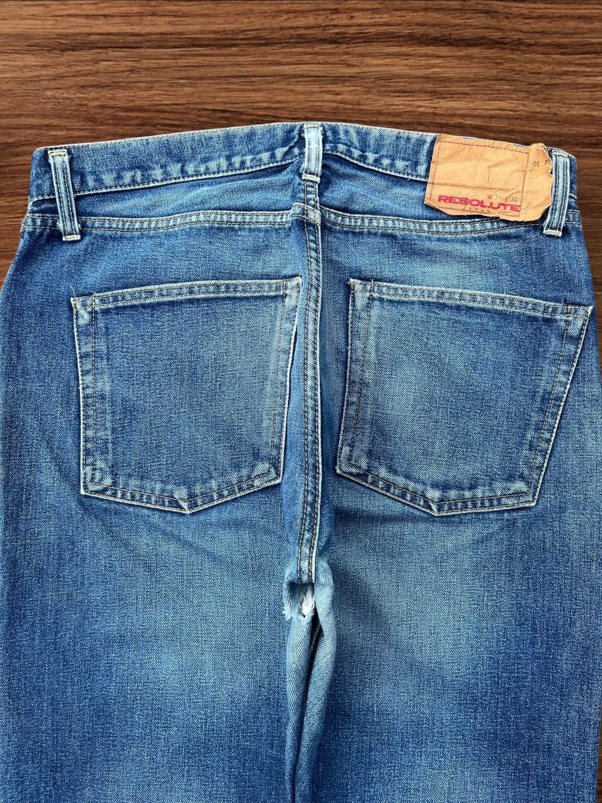 Japanese Brand Vintage Japanese Brand Buttonfly Redline Selvedge Jeans Size US 32 / EU 48 - 9 Thumbnail