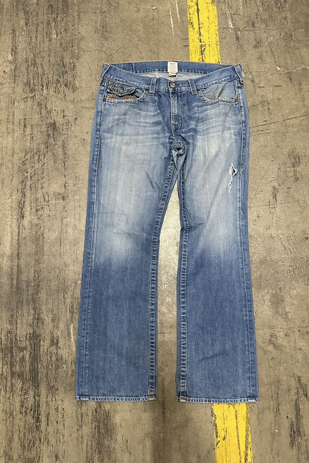 True Religion × Vintage Y2K true religion straight jeans Size US 38 / EU 54 - 10 Thumbnail