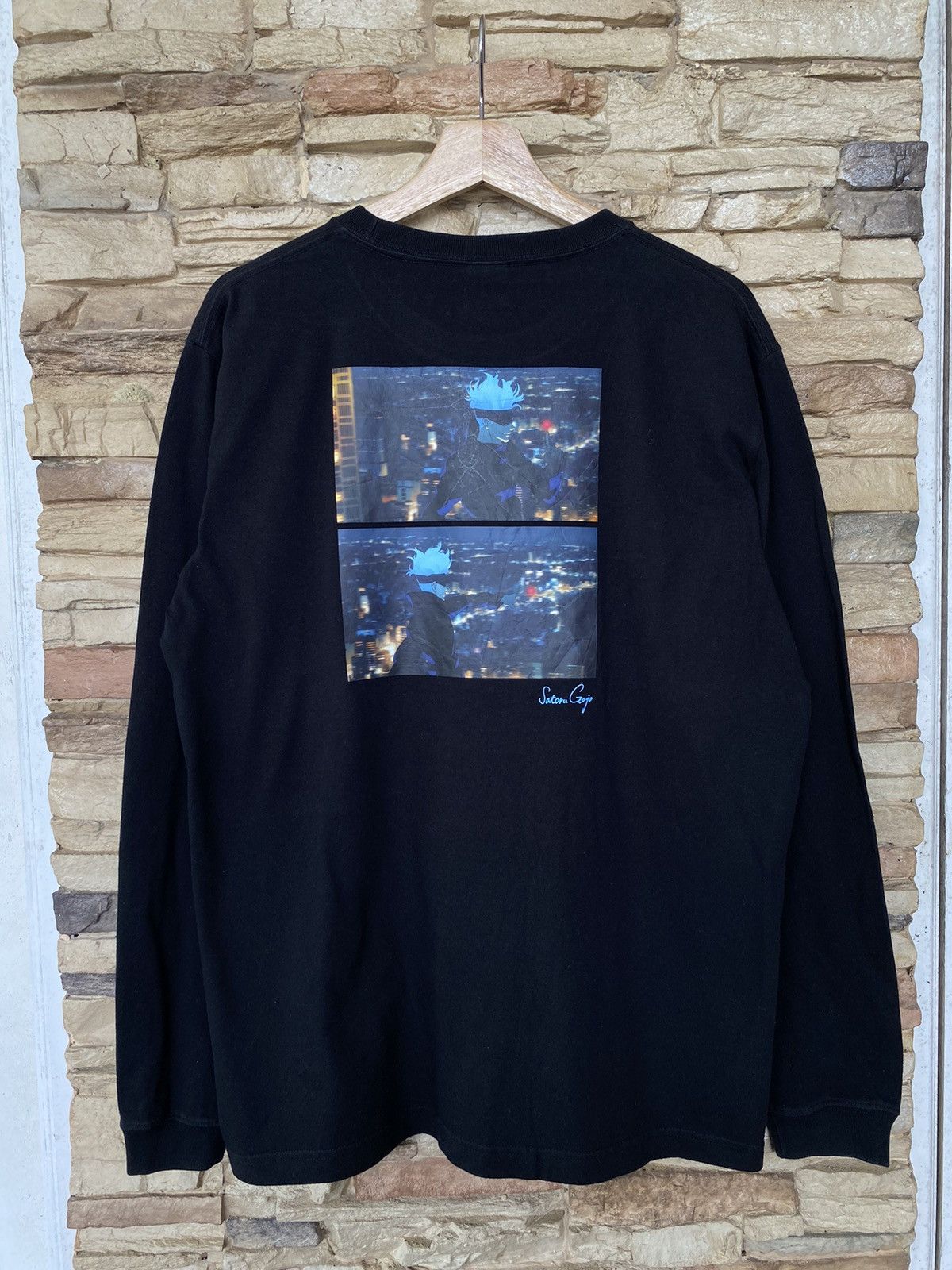 Anime Rare Anime Jujutsu Kaisen Satoru Gojo Long Sleeve Tees Size US L / EU 52-54 / 3 - 7 Thumbnail