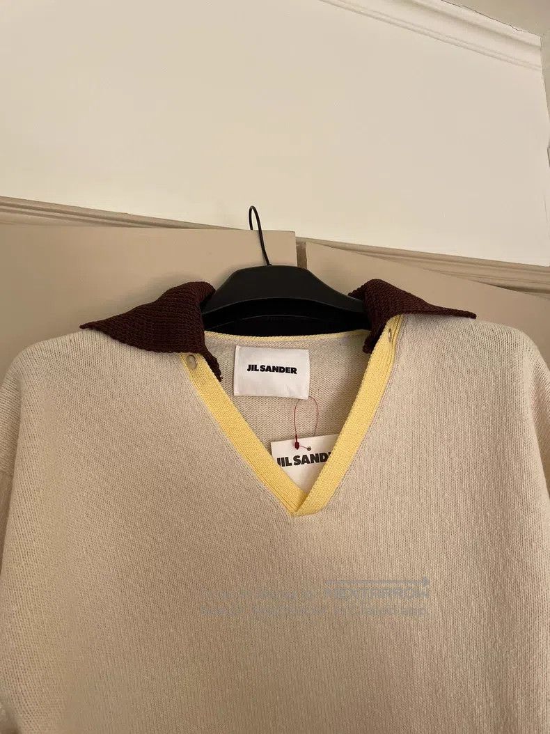 Jil Sander Jil Sander Patchwork detachable sweater Size XL / US 12-14 / IT 48-50 - 2 Thumbnail