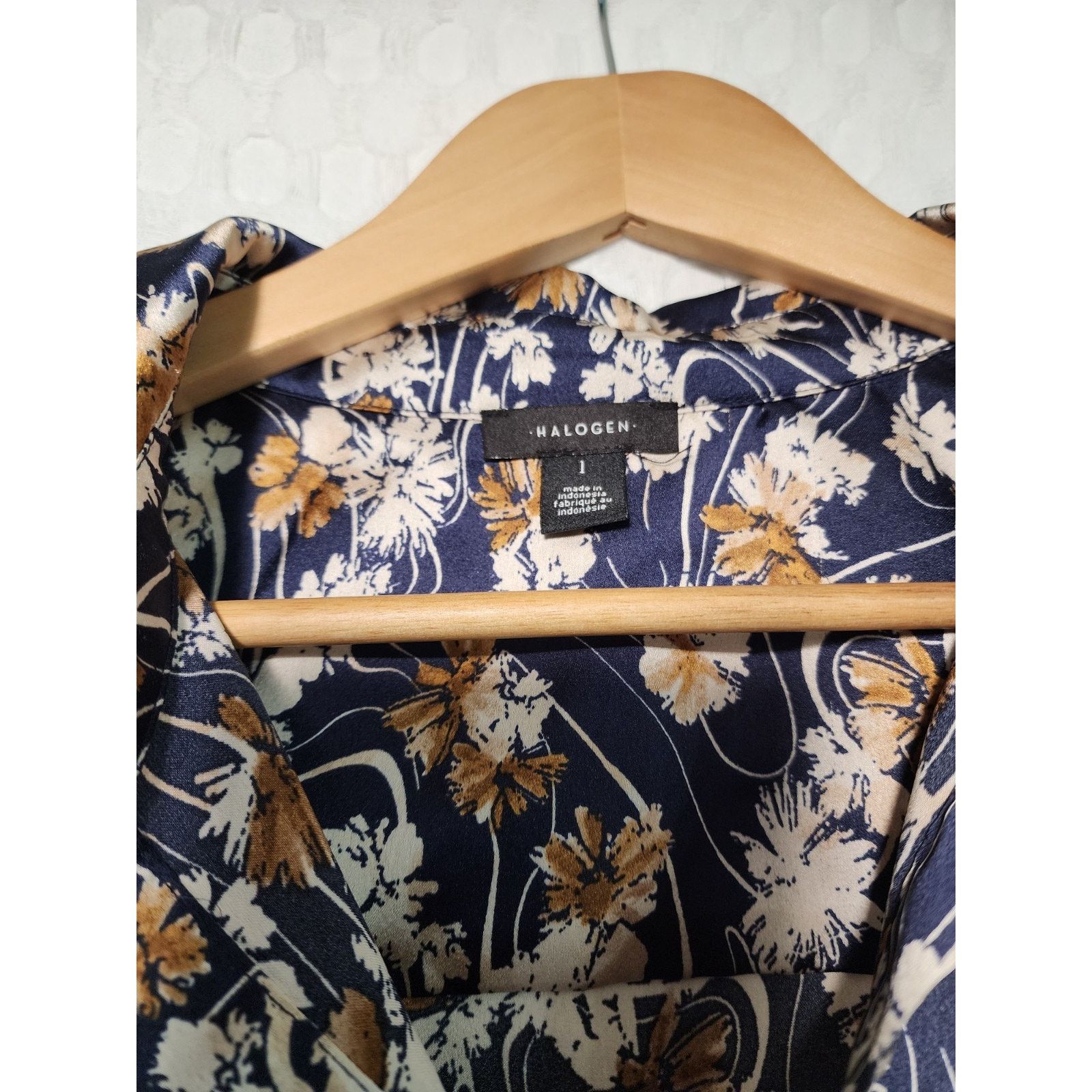 Other Halogen Women's Printed Floral Sleeveless Size 1 (14w-16w) Size XL / US 12-14 / IT 48-50 - 3 Thumbnail