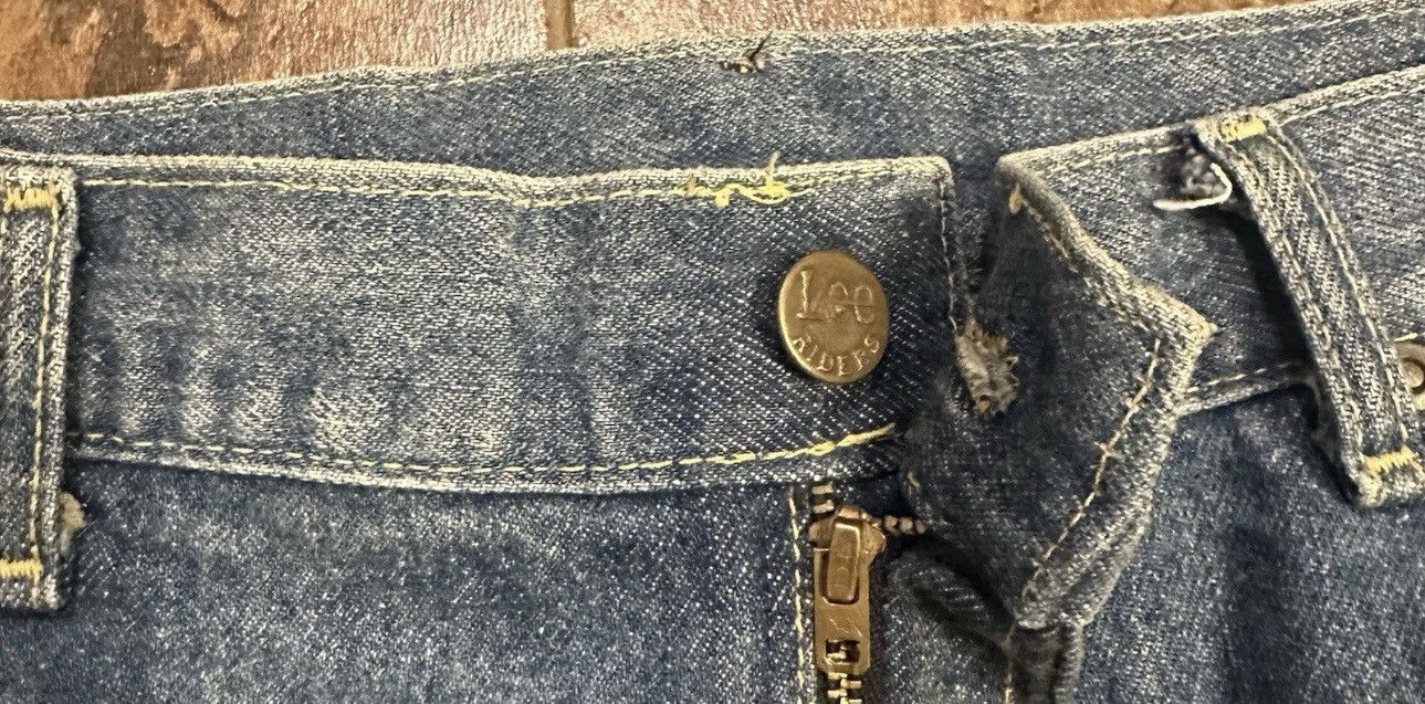 Lee Vintage 80s Lee Storm Riders Jeans 38/34 Talon Union USA Size US 38 / EU 54 - 4 Thumbnail