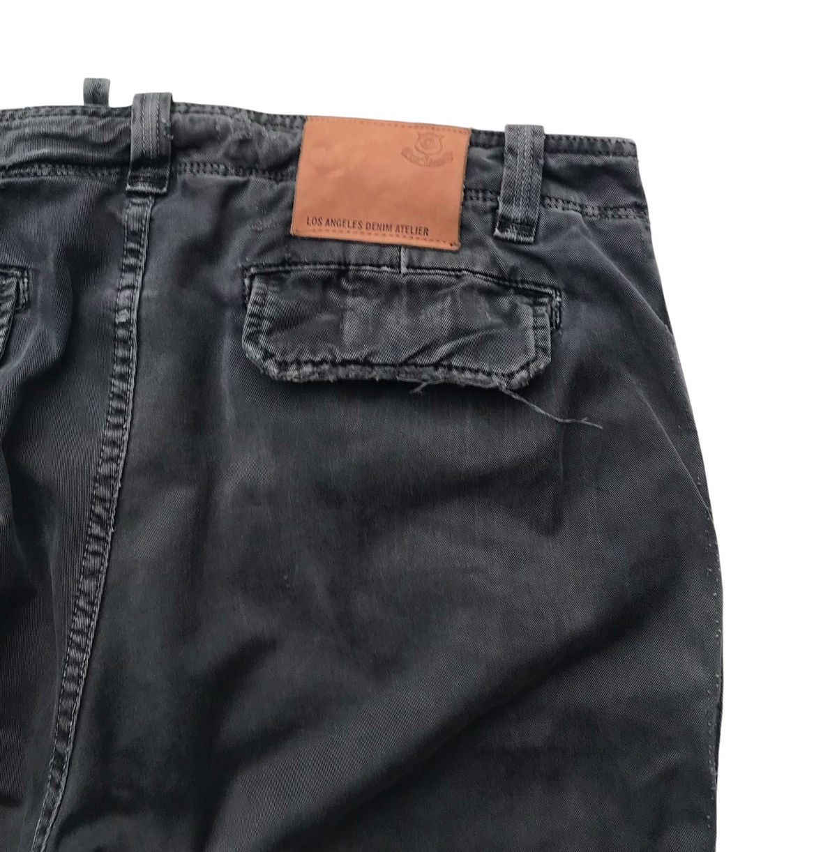 Designer LA Denim Artelier Ripped Streetwear Distressed Pants Size US 35 - 12 Thumbnail