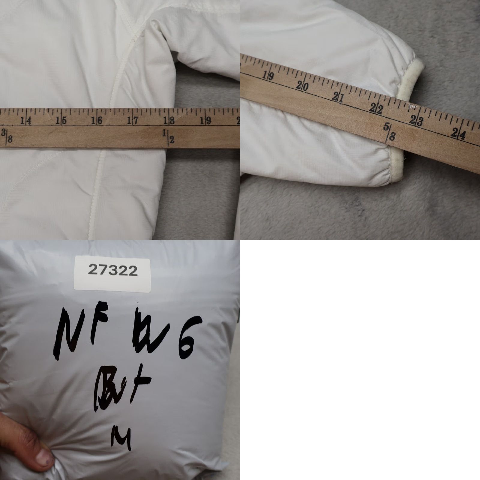 The North Face VINTAGE North Face Jacket Women XS White Insulated Wind Rain Light Winter Puffer Outdoor Size XS / US 0-2 / IT 36-38 - 9 Thumbnail