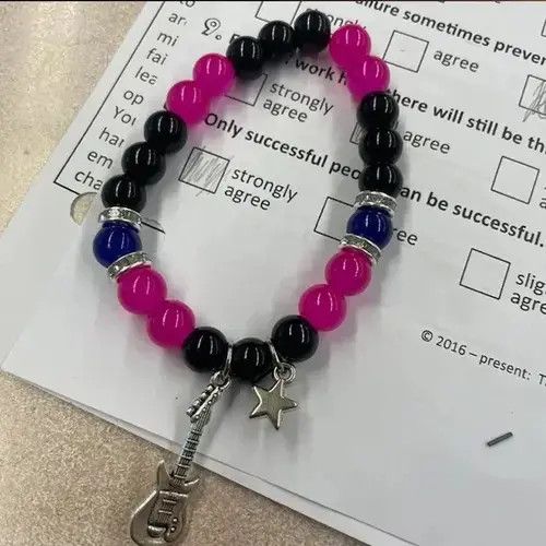 Jewelry 2pcs Couple Music Bracelets Size ONE SIZE - 6 Thumbnail