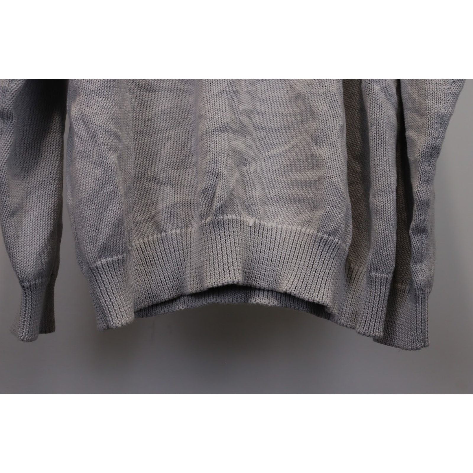Balenciaga o1rshd1 Crew Neck Sweater in Gray Size US S / EU 44-46 / 1 - 14 Thumbnail