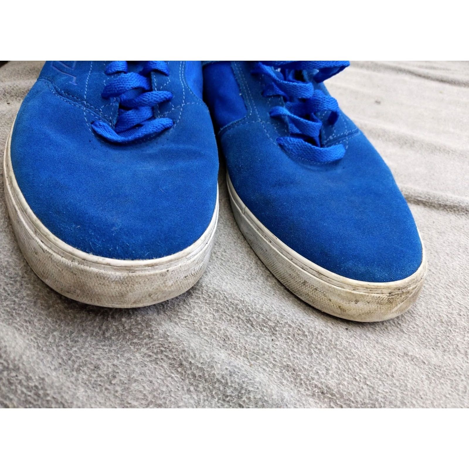 Emerica Emerica The Reynolds Low Vulc Shoes Mens 13 Blue Suede Skate Sneakers Low Top Size US L / EU 52-54 / 3 - 6 Thumbnail