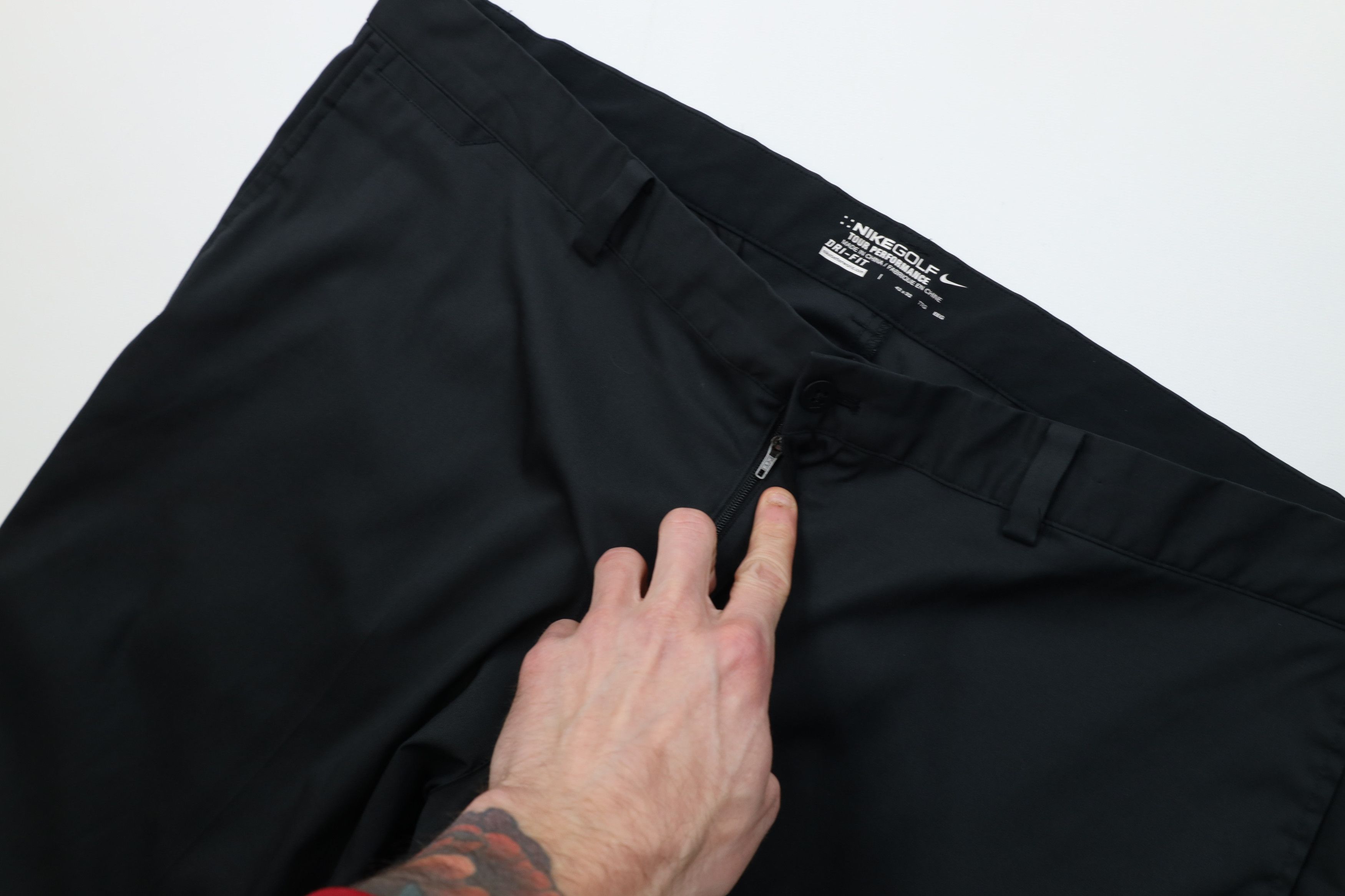 Nike Nike Golf Tech Golfing Wide Leg Chino Pants Trousers Black Size US 42 / EU 58 - 8 Thumbnail