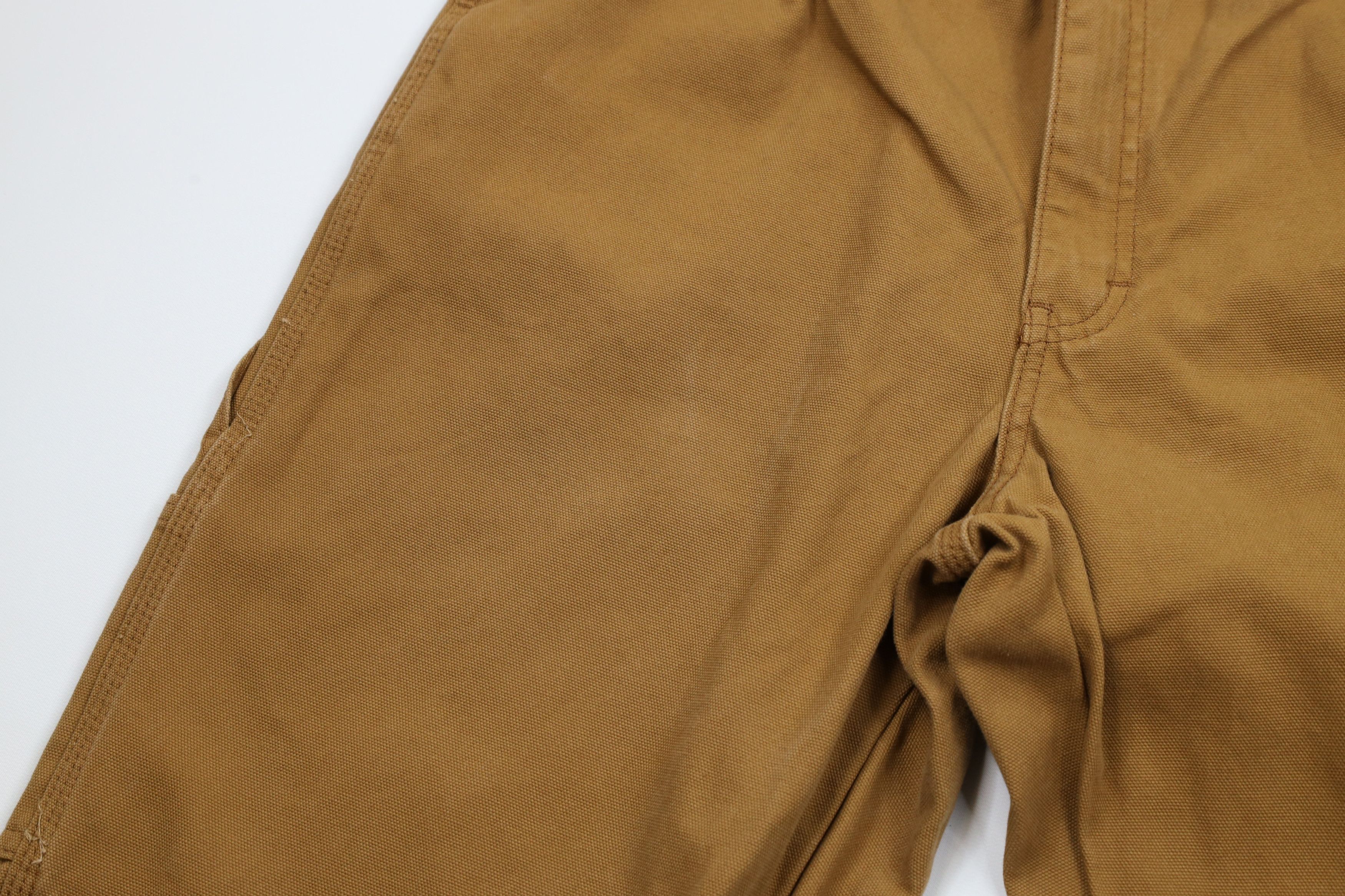 Dickies × Vintage Vintage Dickies Out Wide Leg Canvas Dungaree Pants Brown Size US 34 / EU 50 - 5 Thumbnail