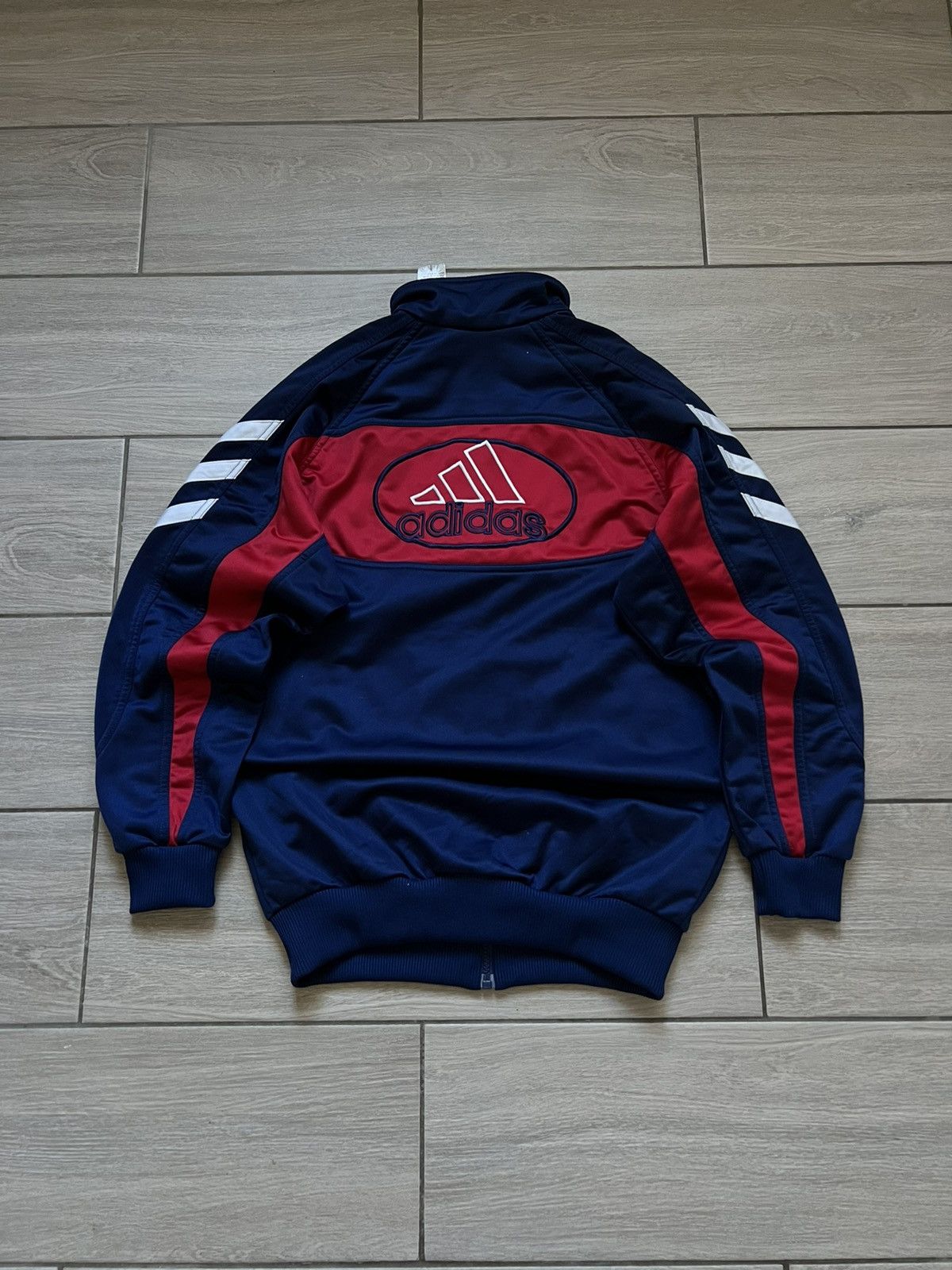 Adidas Vintage 90s Adidas Zip Up Olympics Jacket Logo Size US S / EU 44-46 / 1 - 3 Thumbnail