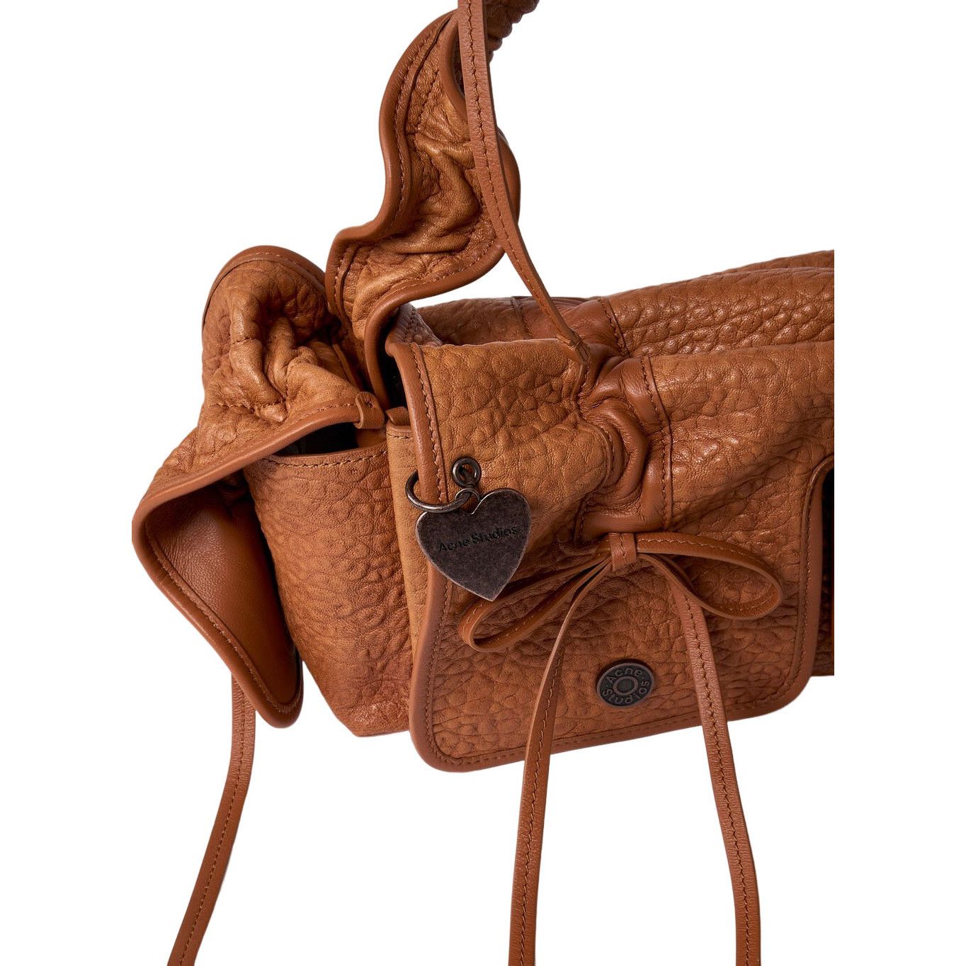 Acne Studios ACNE STUDIOS Multipocket Brown Leather Shoulder Bag New Size ONE SIZE - 4 Thumbnail