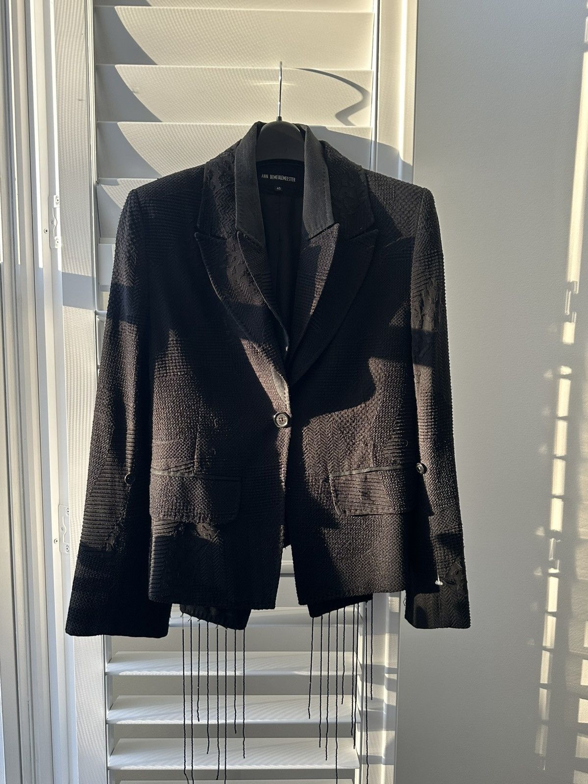 Ann Demeulemeester Ann Demeulemeester double lapel detachable blazer Size US S / EU 44-46 / 1 - 1 Thumbnail