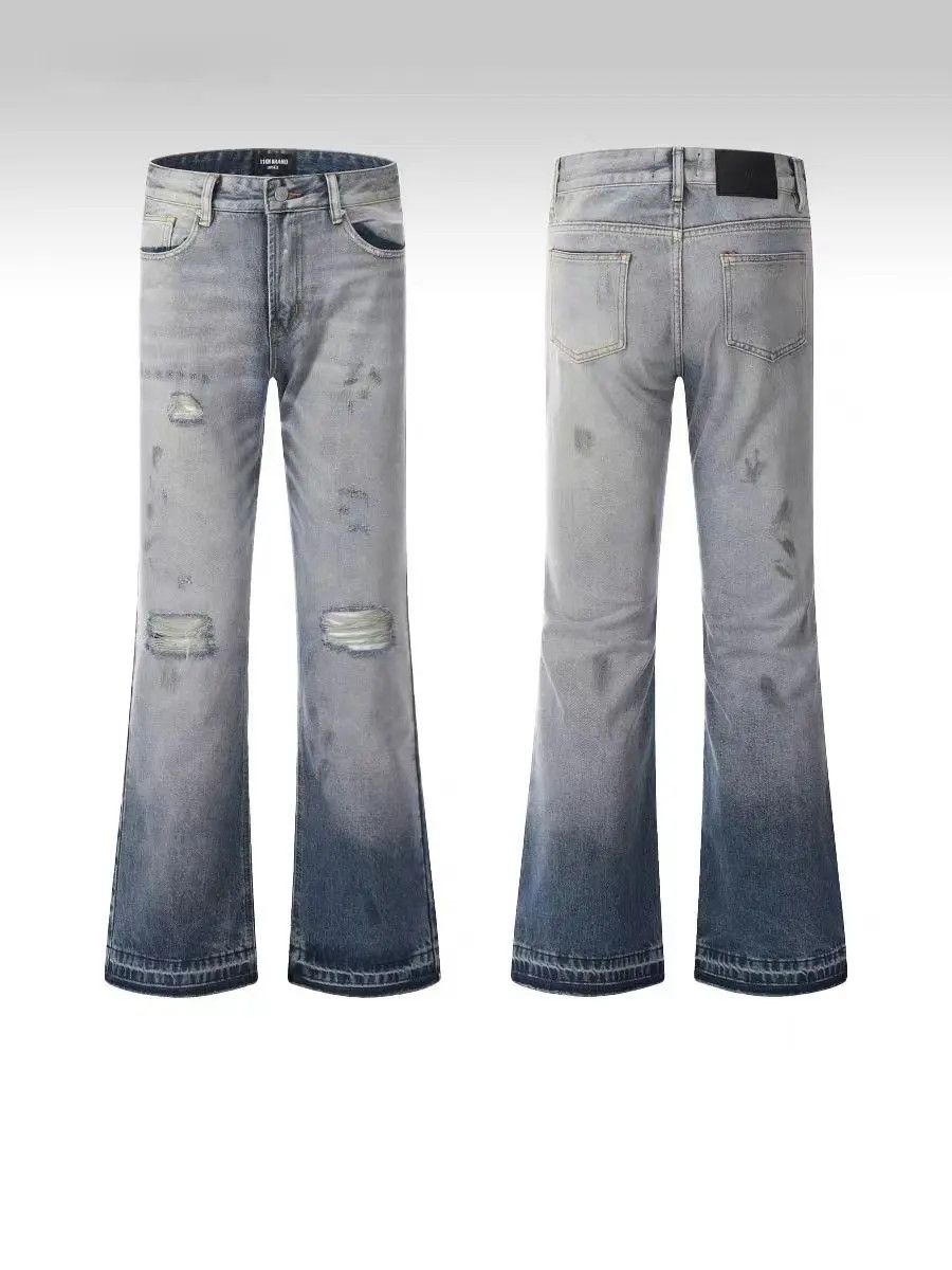 Japanese Brand × Jean Vintage Vibe Loose Flare Jeans Size US 31 - 3 Thumbnail