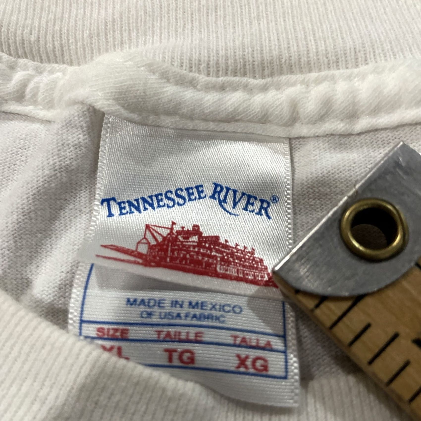 Vintage VINTAGE T-Shirt White XL Zen Today Isn't Your Day NOW Y2K Music Horror Funny USA Made Mens Size US XL / EU 56 / 4 - 4 Thumbnail