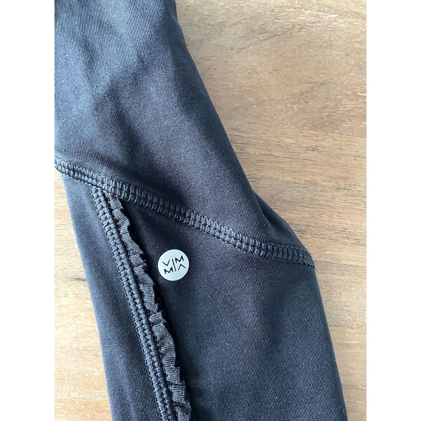 Vintage Vimmia Sweatshirt 1/2 Zip Womens Small Pullover Long Sleeve Top Black Raglan Zip Mock Neck Casual Formal Active Sports Athleisure Performance 1/2 Zip Size S / US 4 / IT 40 - 3 Thumbnail