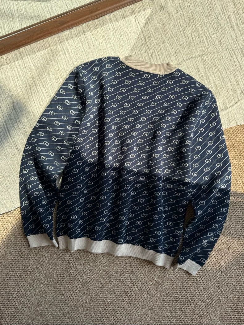 Gucci Gucci Full-print logo interlocking double G oblique stripe Size L / US 10 / IT 46 - 2 Thumbnail