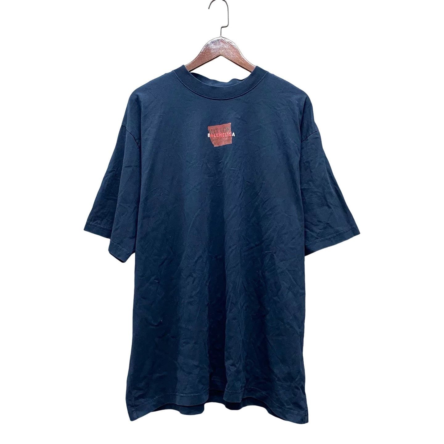 Balenciaga Balenciaga Tape Print T-Shirt Size L Size US L / EU 52-54 / 3 - 1 Thumbnail