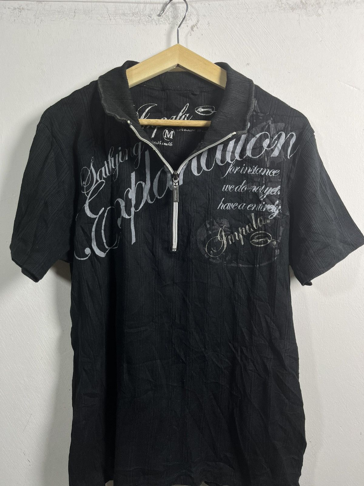 Japanese Brand IMPALA Y2K DESIGN HALF ZIPPER Size US M / EU 48-50 / 2 - 1 Thumbnail