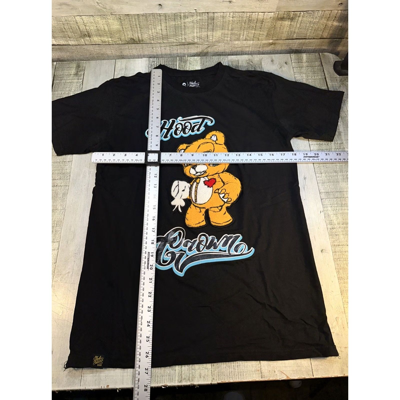 Vintage VINTAGE? Bleeker Hood Crown Bear Graphic T-Shirt Black Small Men T-Shirt Hooded Bear Streetwear Mens Shirt Small Black Bear Graphic Tee Size US S / EU 44-46 / 1 - 3 Thumbnail