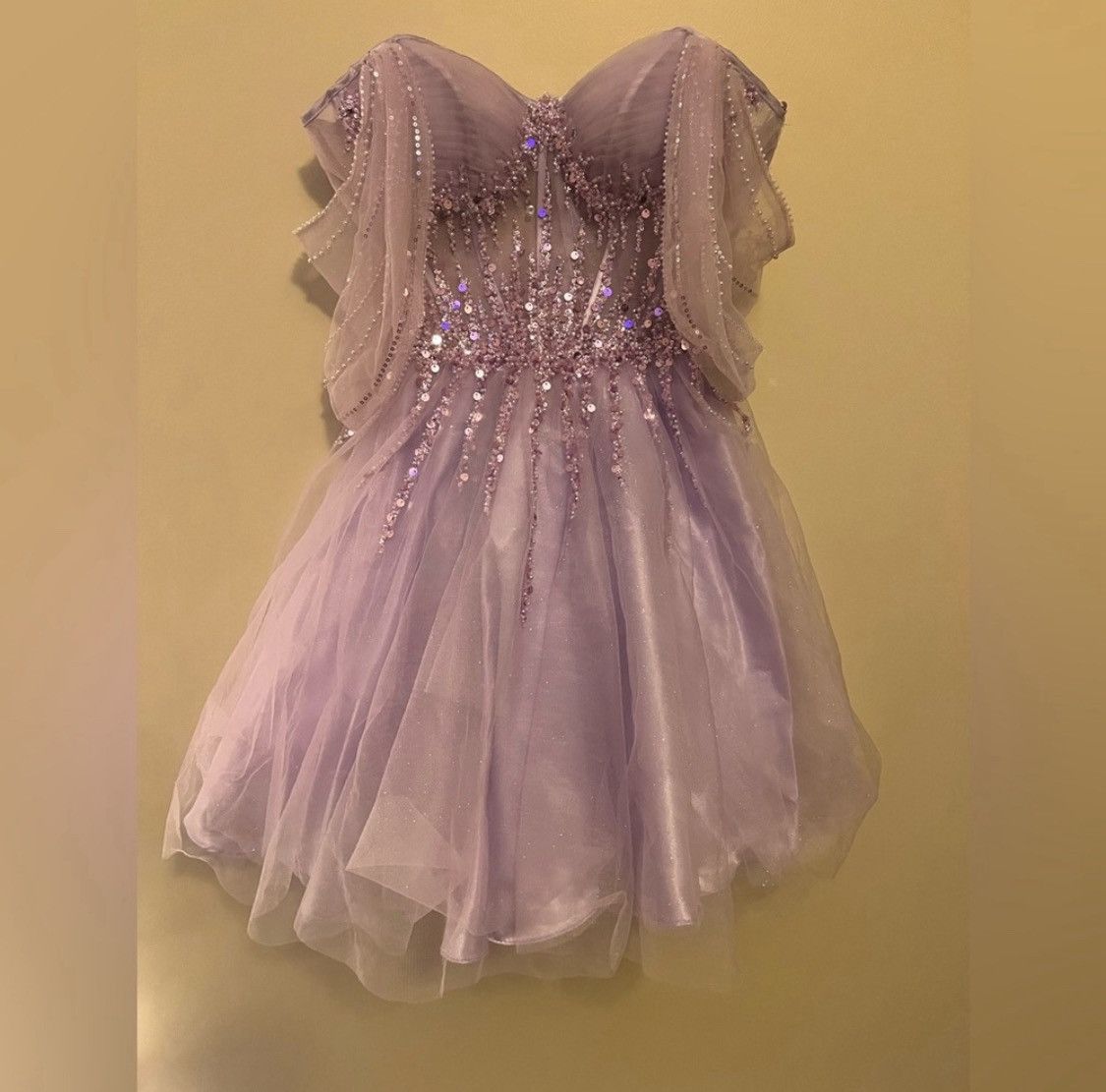 Other Lilac Purple Custom dress Size XS / US 0-2 / IT 36-38 - 2 Thumbnail