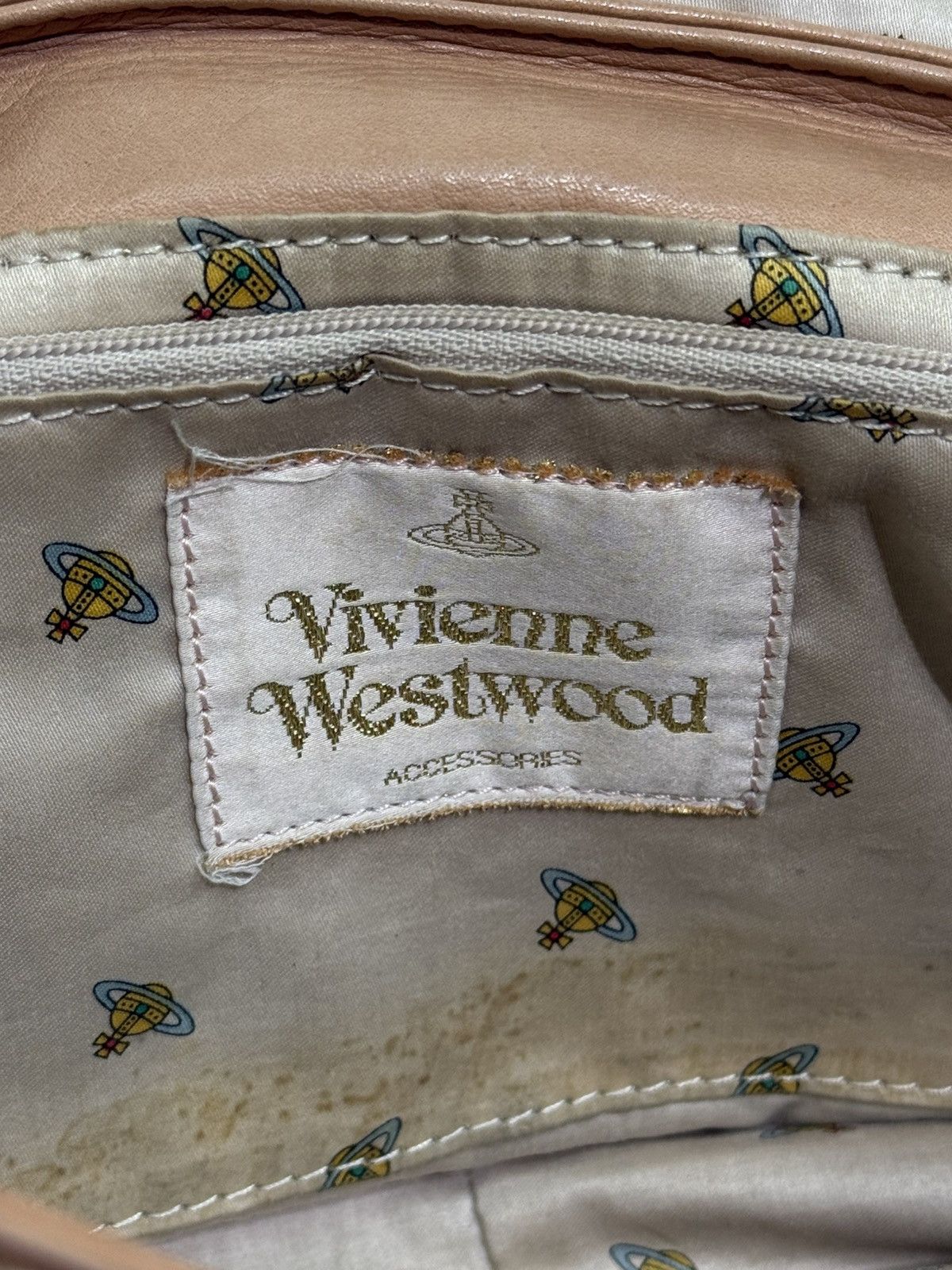 Vivienne Westwood Vivienne Westwood Beige Leather Shoulder Bag Pre-Loved Size ONE SIZE - 12 Thumbnail