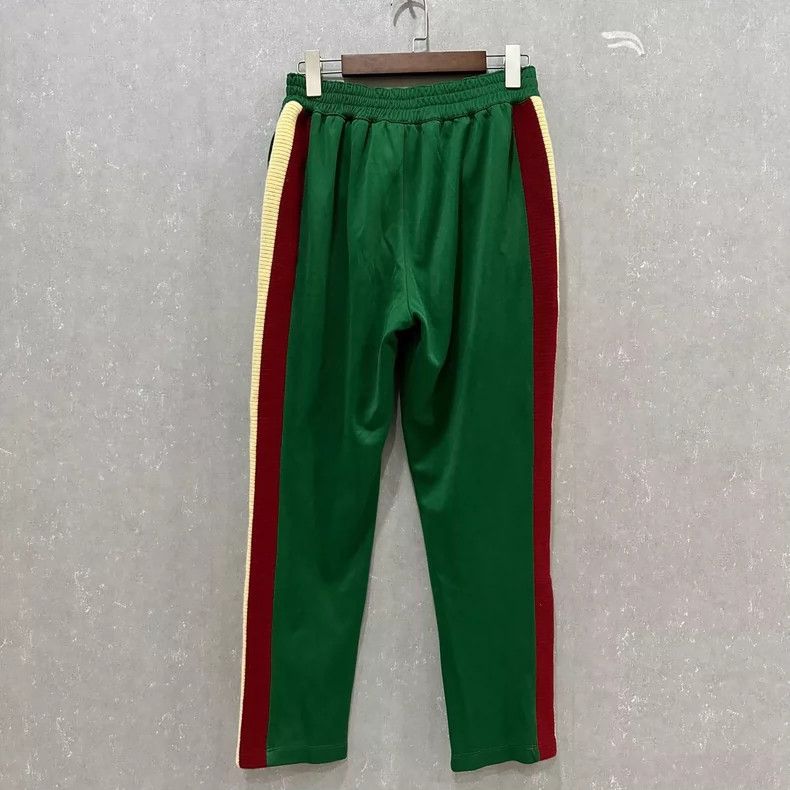 Gucci Gucci SizeM Green knitted striped trousers Size US 31 - 2 Thumbnail