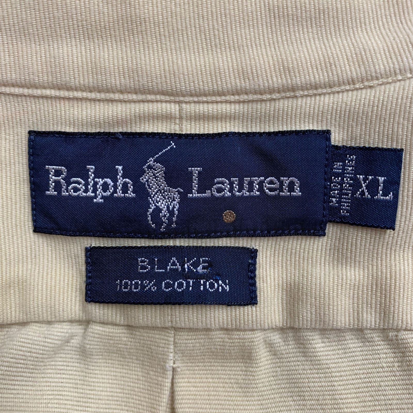 Ralph Lauren Size XL Yellow Cotton Button Down Long Sleeve Shirt Size US XL / EU 56 / 4 - 9 Thumbnail
