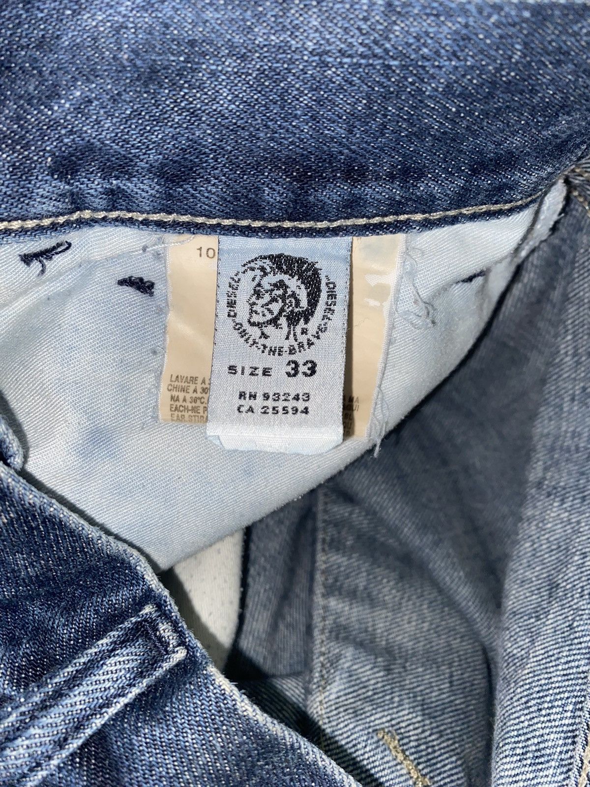 Diesel × Vintage diesel indigo tech blue jeans Size US 33 - 5 Thumbnail