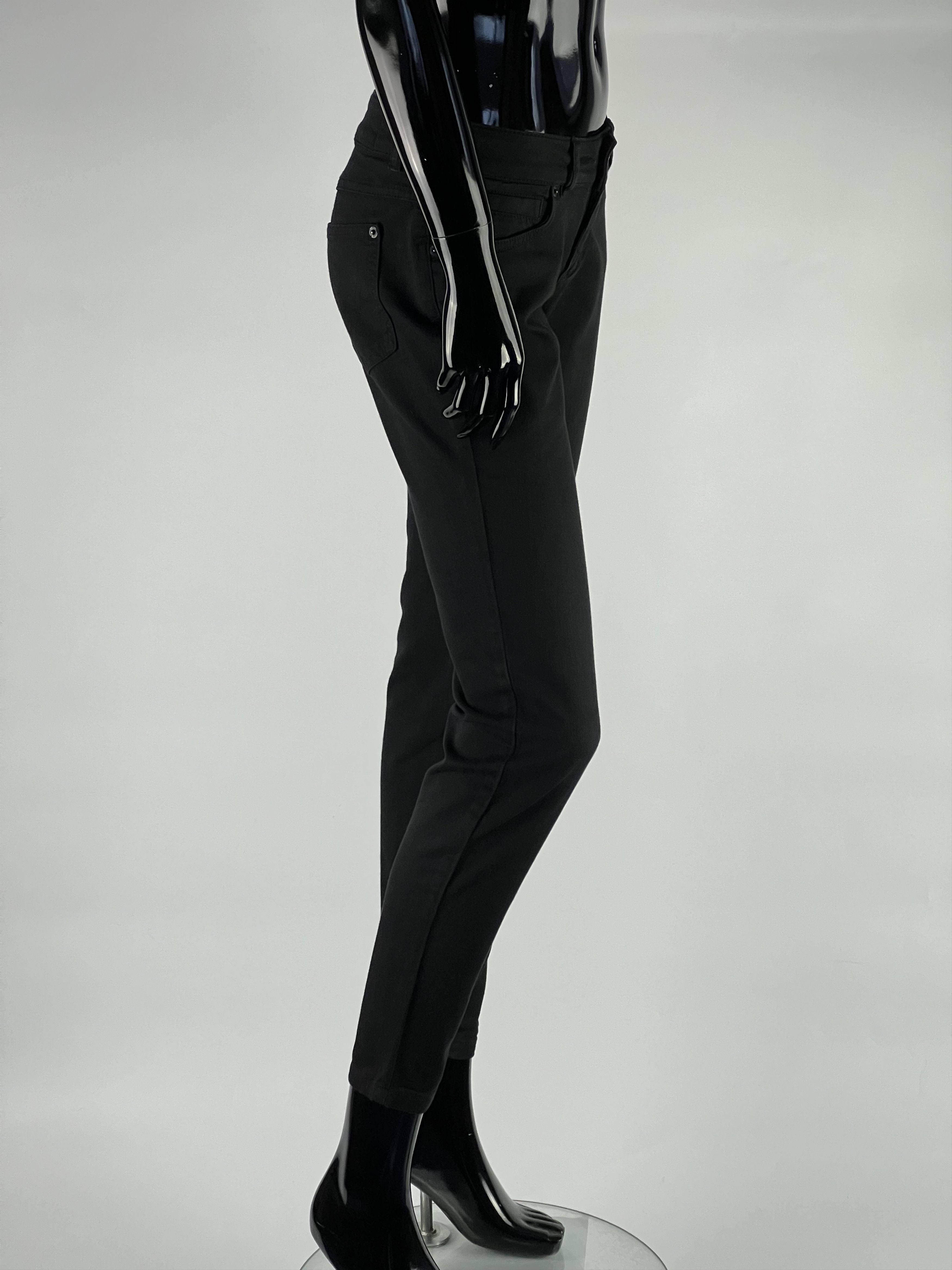 Dolce & Gabbana Dolce Gabbana Black Low Rise Skinny Jeans Size 26 Size 26" / US 2 / IT 38 - 2 Thumbnail