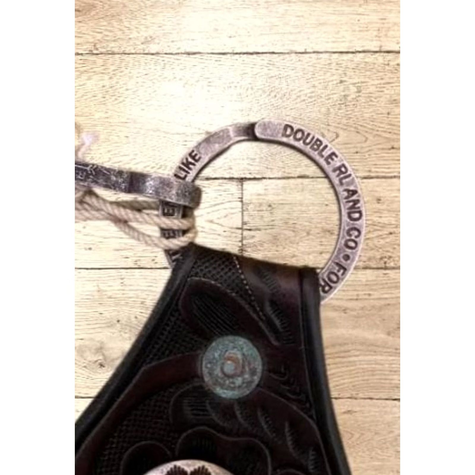 Ralph Lauren VINTAGE RRL Ralph Lauren Leather Key Ring Brown Concho Finished Size ONE SIZE - 7 Thumbnail