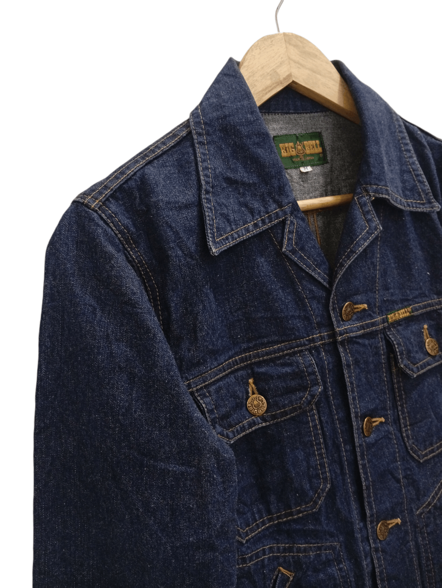 Japanese Brand × Vintage 🔥🔥Vintage Big Bell Denim Trucker Jacket Size US M / EU 48-50 / 2 - 8 Thumbnail