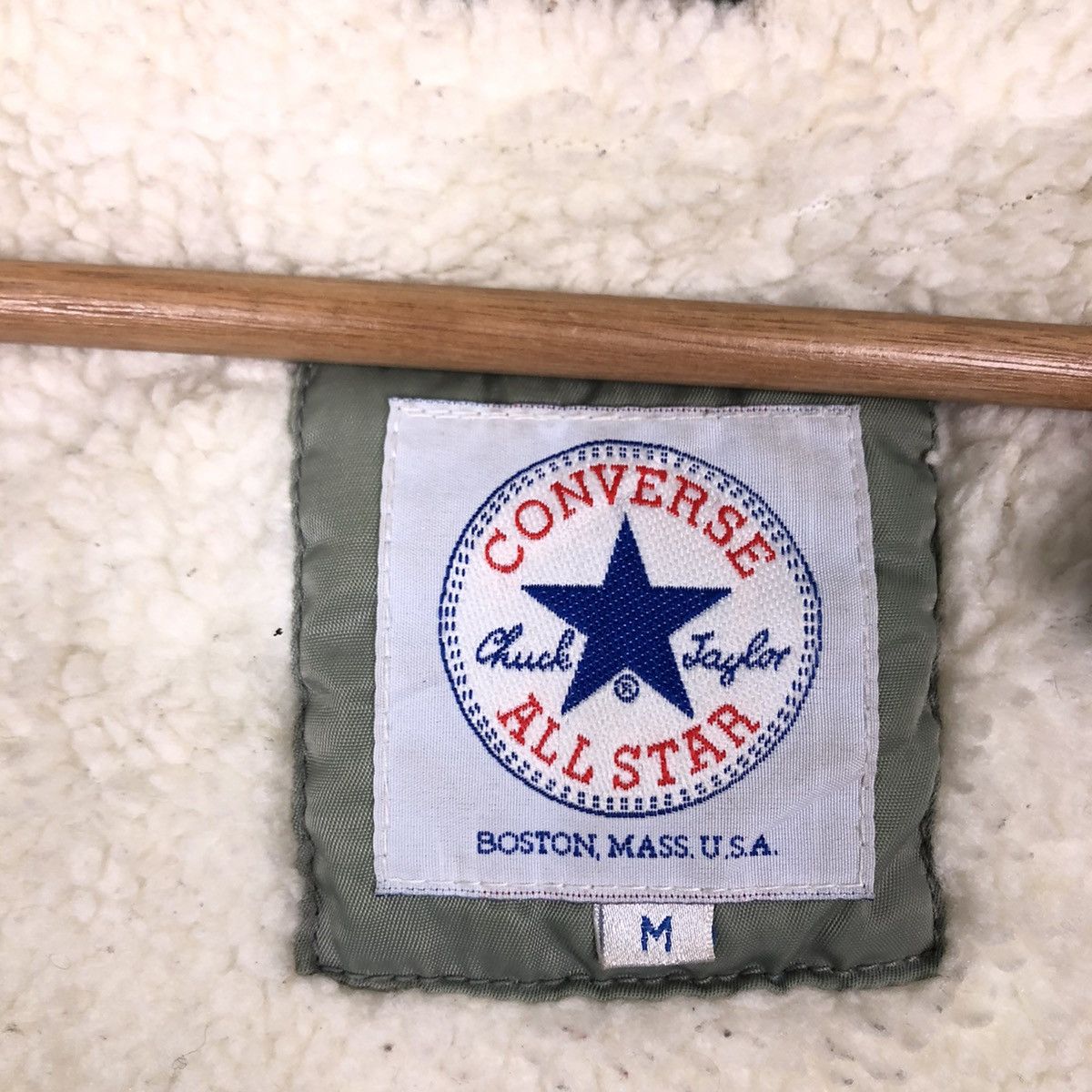 Japanese Brand 90’s VINTAGE OBERSIZED JACKET CONVERSE BOSTON MASS ALL STAR Size US M / EU 48-50 / 2 - 14 Thumbnail
