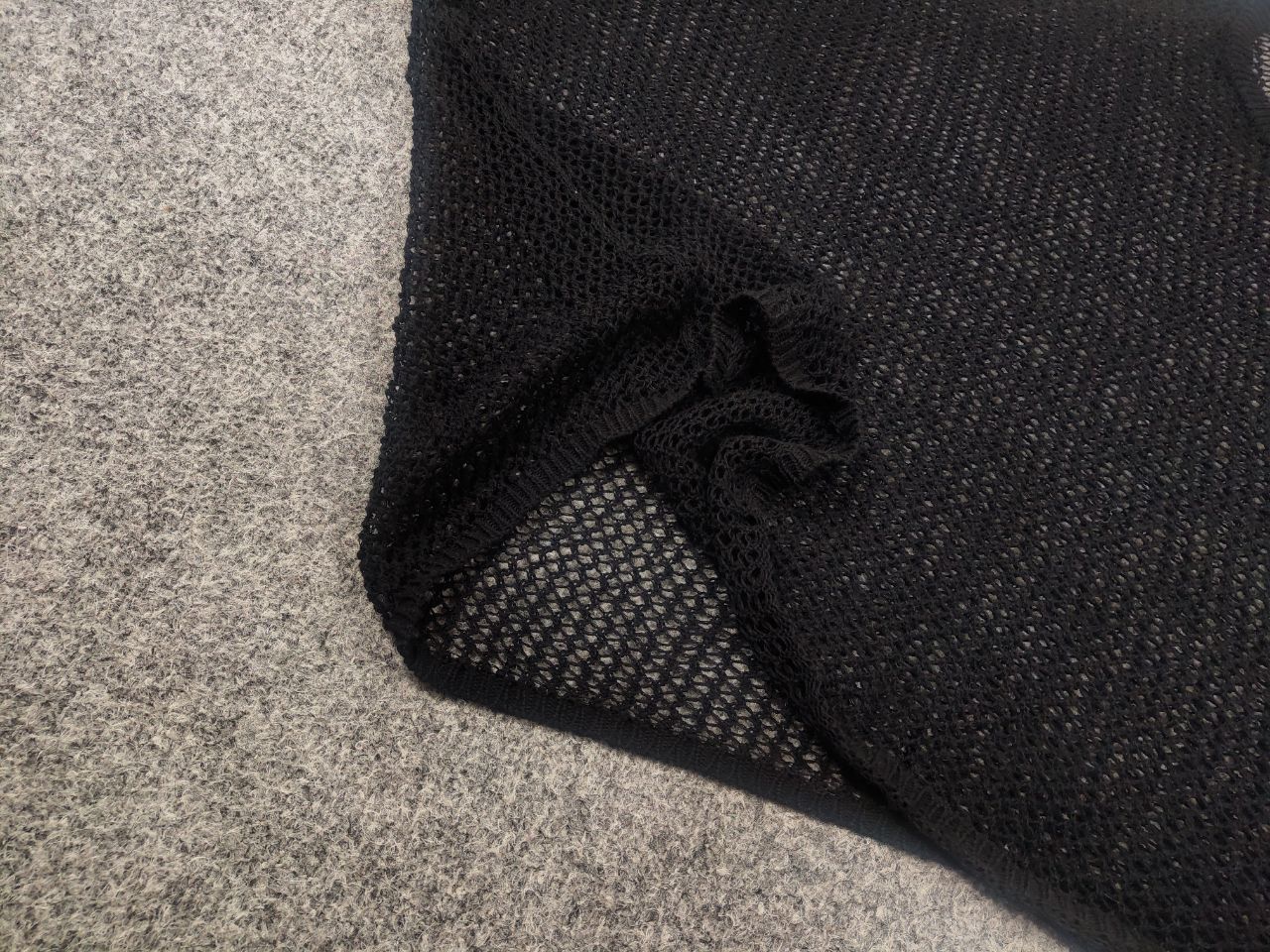 Rundholz Rundholz Black design loose tunic Oversized mesh Long sleeve Size S / US 4 / IT 40 - 7 Thumbnail