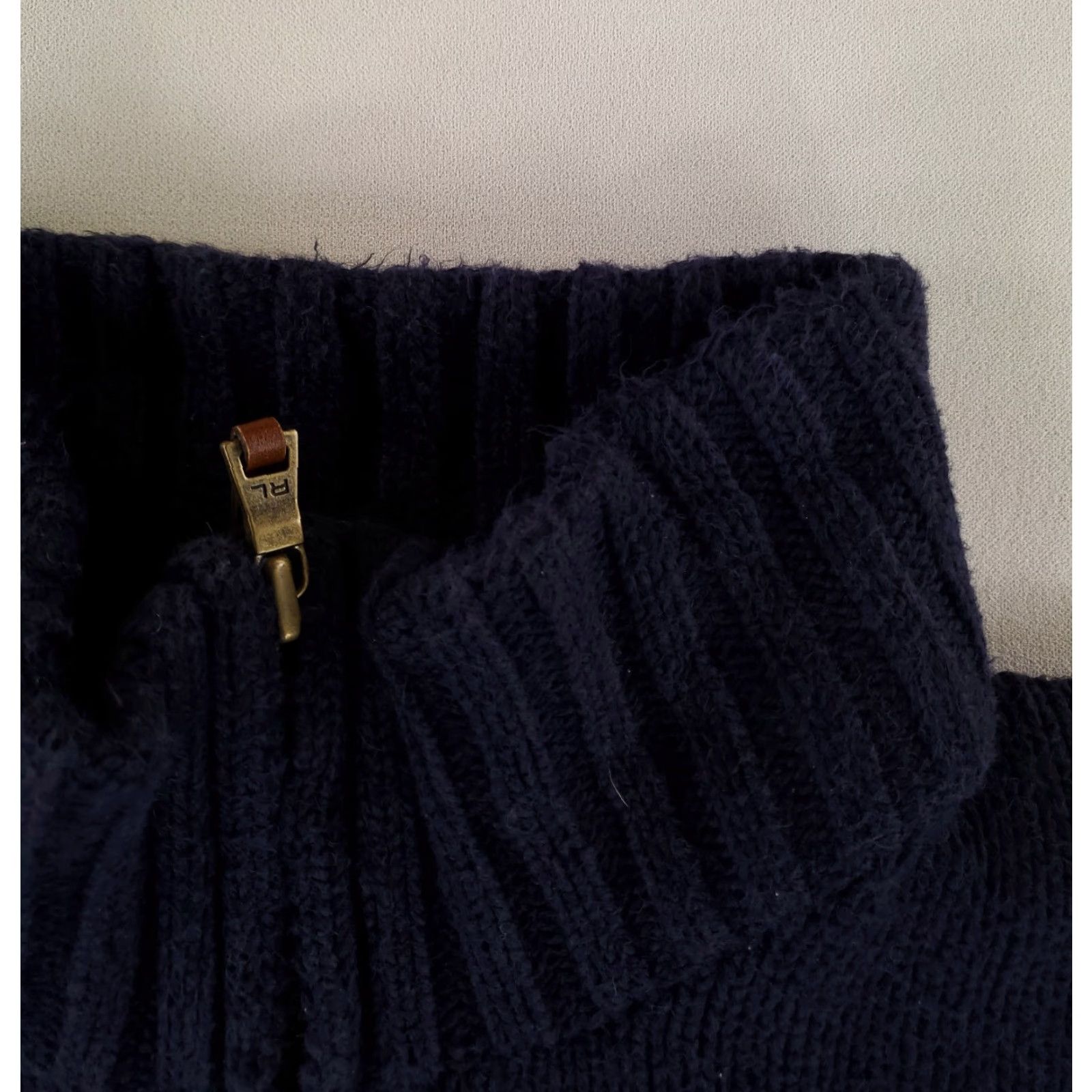 Polo Ralph Lauren Polo Ralph Lauren Sweater 1/4 Zip Cotton Blue Banded Ribbed Collar Mens XL Blue Size US XL / EU 56 / 4 - 4 Thumbnail