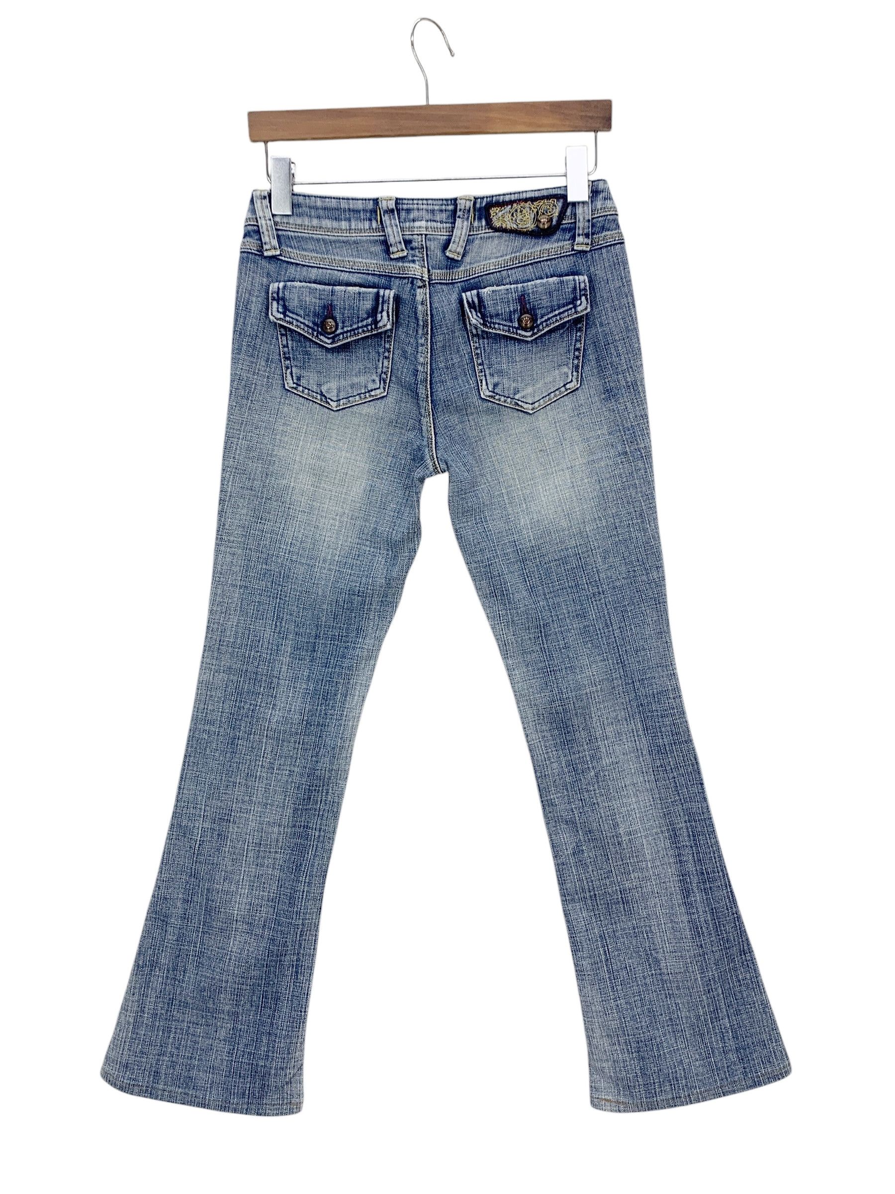 Japanese Brand Brappers Flare Women Denim Bootcut Low Rise Size 26" / US 2 / IT 38 - 1 Thumbnail