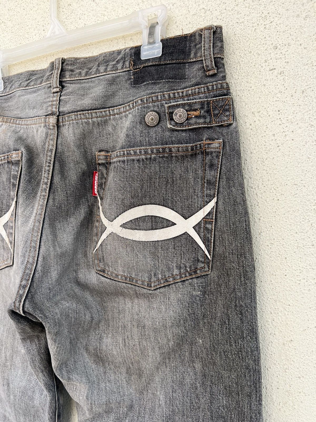 QUENCHLOUD Vintage QUENCH TOKYO Dirty Mud Denim Selvedge Jeans Size US 32 / EU 48 - 19 Thumbnail