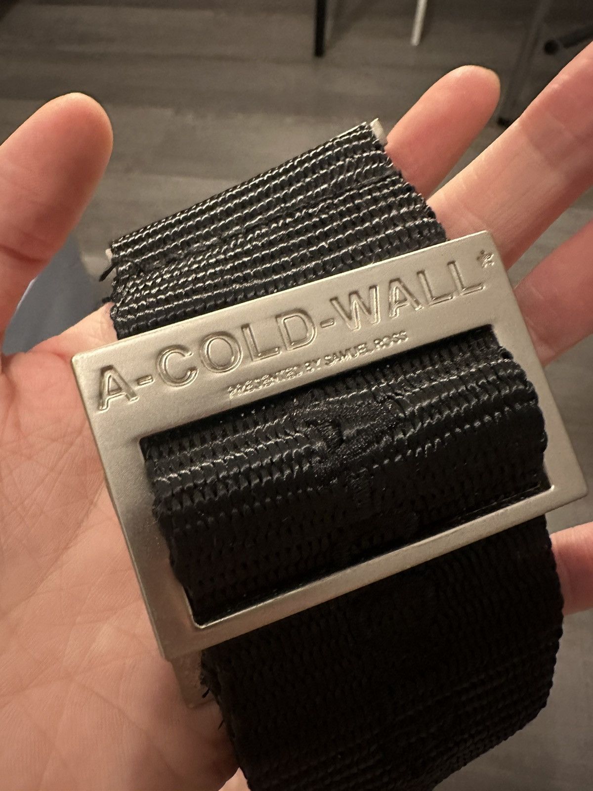 A-COLD-WALL* A-Cold-Wall* Black Webbing Industrial Belt Size ONE SIZE - 2 Thumbnail