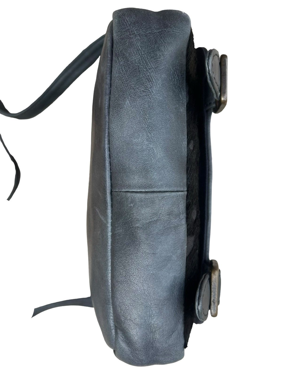 Leather Vintage MESSAGE Japan Hair Patina Leather Bag Size ONE SIZE - 14 Thumbnail