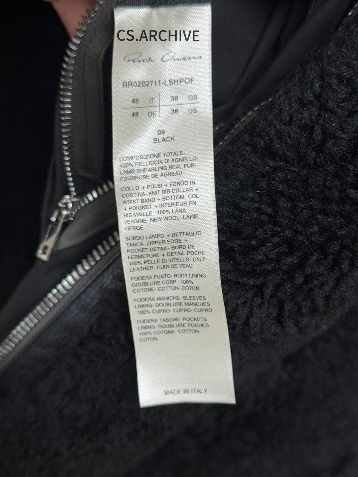 Rick Owens Rick owens Jumbo Kunst Bomber Size US M / EU 48-50 / 2 - 5 Thumbnail