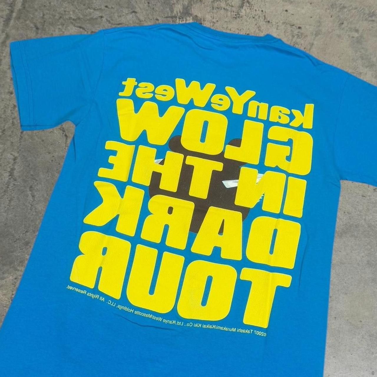 Band Tees × Gildan × Vintage Vintage Y2K Murakami Kanye Glow In The Dark Tour T-Shirt Size US S / EU 44-46 / 1 - 5 Thumbnail