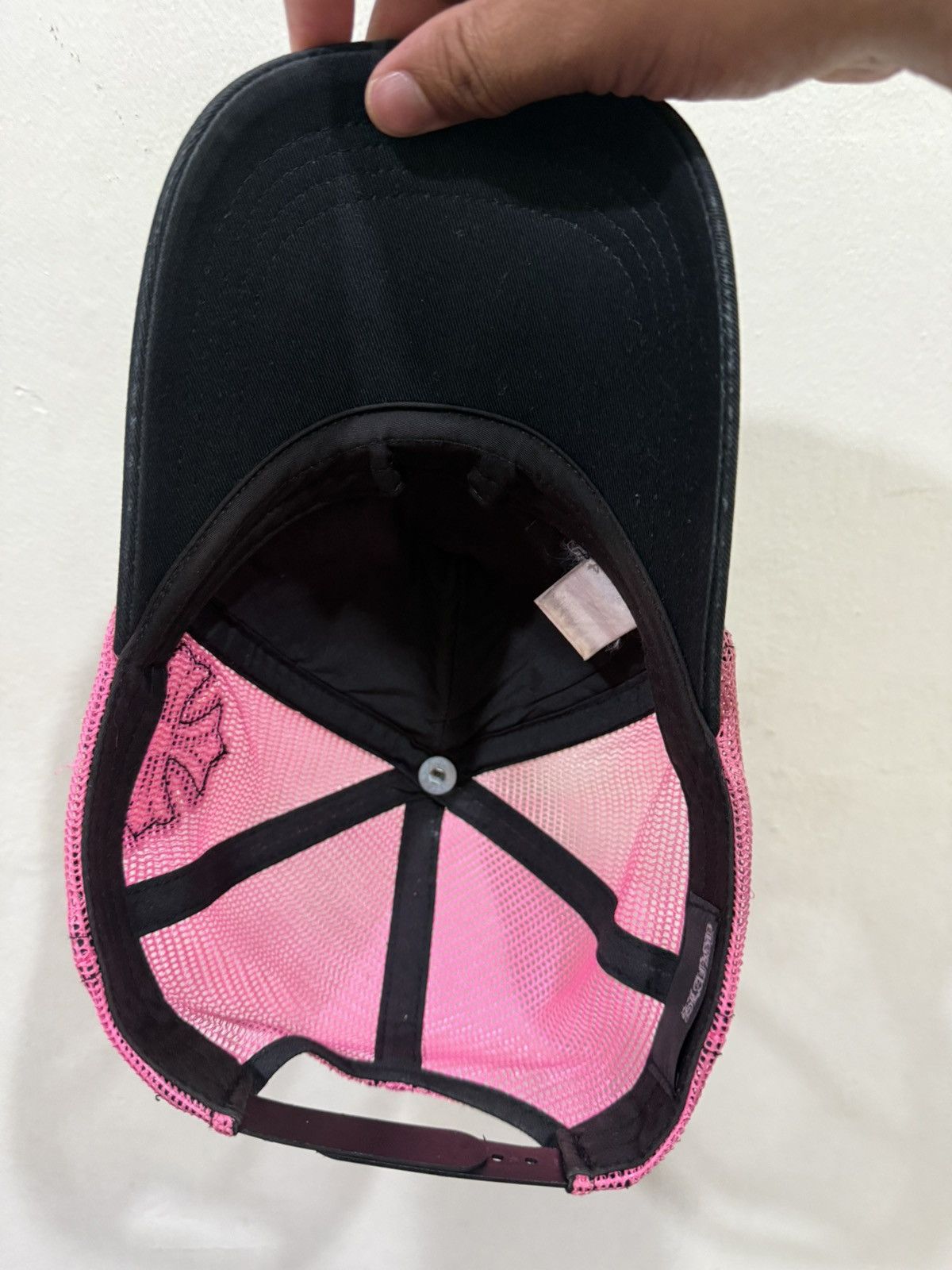 Japanese Brand VTG FUCK SLANGY CH Parody Distress Trucker Hat Size ONE SIZE - 10 Thumbnail