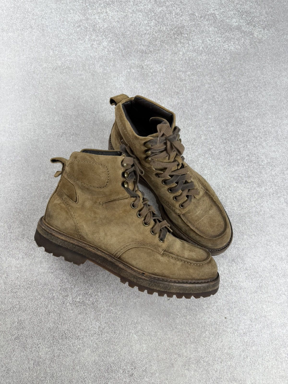 FUBU Vintage Moccasin Suede Boots Size 13 Fubu × Vintage Fubu 2000s Vtg Wallabee Chukka Boots Suede  main image 3