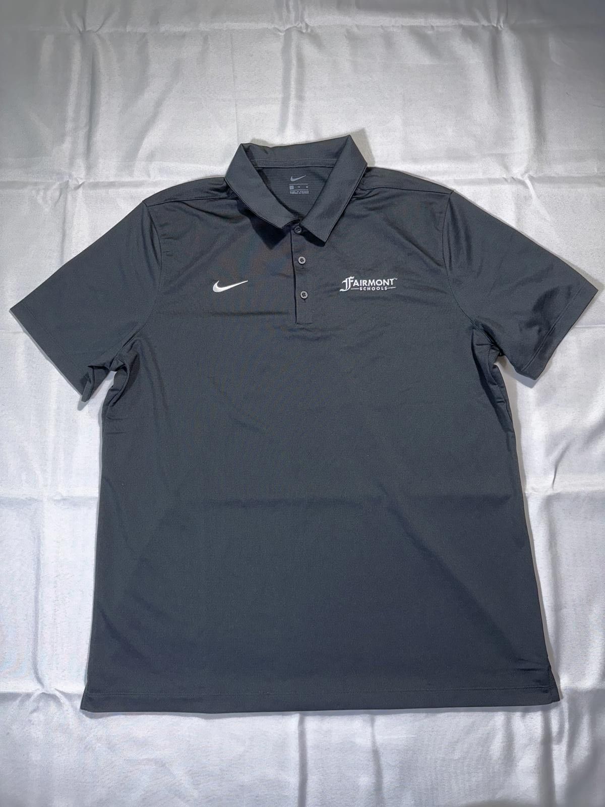 Nike Nike Mens Dri-FIT Short Sleeve Farimont Schools Polo Shirt Size US XL / EU 56 / 4 - 1 Thumbnail