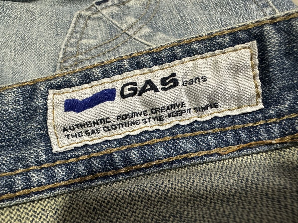 GAS × If Six Was Nine × Japanese Brand 🔥Sick Y2K Gas Jeans Light Wash Flared Denim Faded Size US 30 / EU 46 - 13 Thumbnail